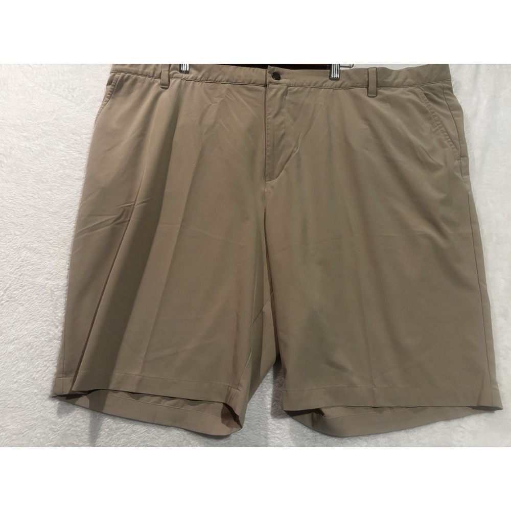 Adidas Ultimate‎ 365 Golf Chino Shorts Men's Size 50 Khaki Flat Front Stretch